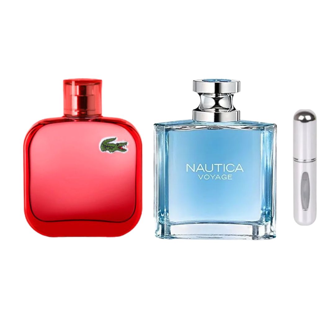 NAUTICA+LACOSTE ROUGE+1 PERFUMEROS
